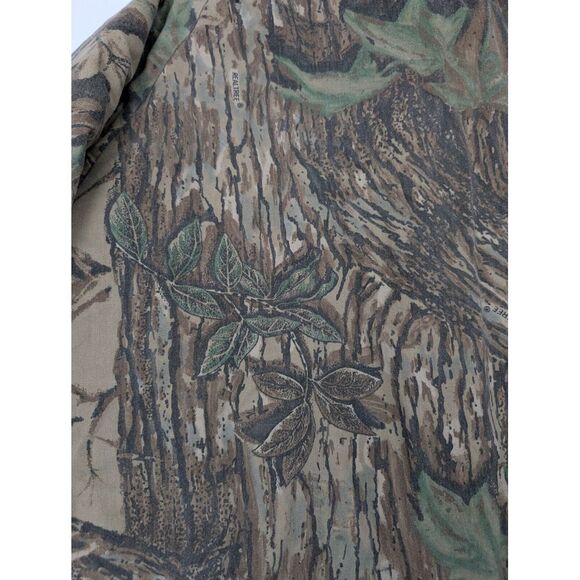 Vintage Redhead Camo Jacket Coat Quilted Men's XXL 50/50 Cotton‎ Hood Realtree - Picture 10 of 15
